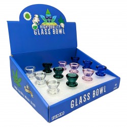 14mm Assorted Colors Bowl 12ct Display - E [BD12]